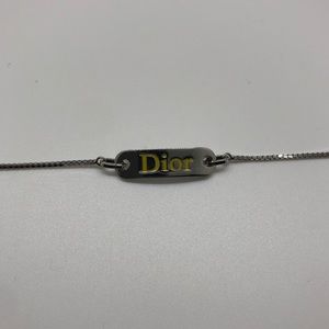 SOLD! Dior Yellow Logo Bracelet